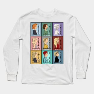 Gillian Anderson's Best Characters Long Sleeve T-Shirt